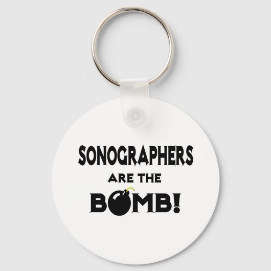 Sonographen sind die Bombe! Schlüsselanhänger (Vorderseite)