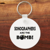 Sonographen sind die Bombe! Schlüsselanhänger (Vorderseite)