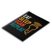 Sonographenscan Notizblock (Linke Seite)