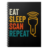 Sonographenscan Notizblock (Vorderseite)