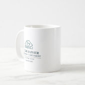 Sonographer Benutzerdefinierter Name Seit Jahr Kaffeetasse (Vorderseite Links)