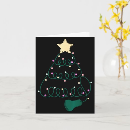 Sonographer Christmas Tree Ultrasound Mfm Sonograp Karte (Gelbe Blume)