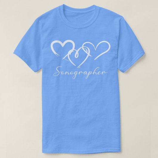 Sonographer Echography Sonography Ultrasound Diagn T-Shirt (Design vorne)