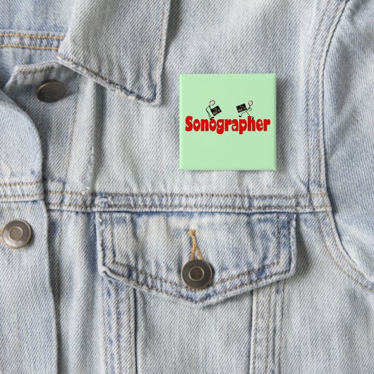 Sonographer Geschenke Button (Beispiel)