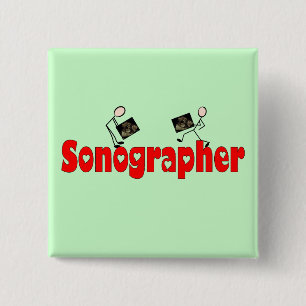 Sonographer Geschenke Button