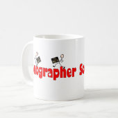 Sonographer Geschenke Kaffeetasse (Vorderseite Links)