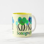 Sonographer Geschenke Zweifarbige Tasse (VorderseiteRechts)