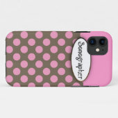 Sonographer iPhone 5 Fall-rosa Tupfen Case-Mate iPhone Hülle (Rückseite (Horizontal))