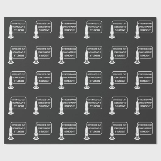 Sonographer Ultraschall-Techniker-Geschenk-Idee Geschenkpapier (Flach)