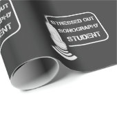 Sonographer Ultraschall-Techniker-Geschenk-Idee Geschenkpapier (Rolleneckpunkt)