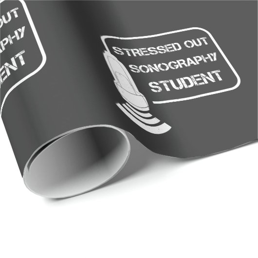 Sonographer Ultraschall-Techniker-Geschenk-Idee Geschenkpapier (Rolleneckpunkt)