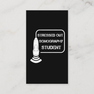 Sonographer Ultraschall-Techniker-Geschenk-Idee Visitenkarte