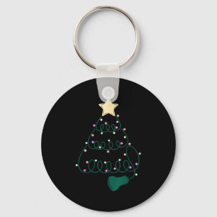 Sonographer Weihnachtsbaum Ultraschall Mfm Sonogra Schlüsselanhänger