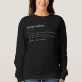 Sonographie Definition - Ultrasound Tech-Geschenk Sweatshirt (Vorderseite)