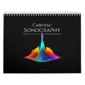 Sonographie des Herzens - farbenfrohe Ultraschallw Kalender (Titelbild)