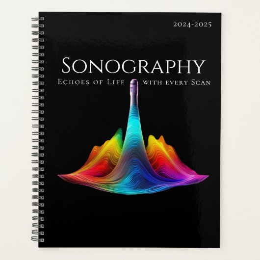 Sonographie-farbige Ultraschallwellen Planer (Vorderseite)