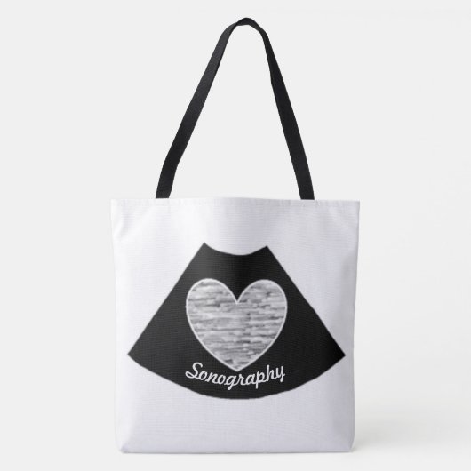 Sonographie Tote Bag Tasche (Vorderseite)