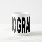 SONOGRAPHIE-Typografie-Ultraschall-Geschenk Kaffeetasse (Mittel)