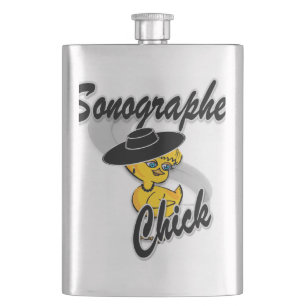 Sonographin Chick #4 Flachmann