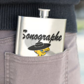 Sonographin Chick #4 Flachmann (Beispiel)