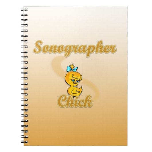 Sonographin Chick Notizblock (Vorderseite)