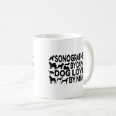Sonographin Dog Lover Kaffeetasse (VorderseiteRechts)