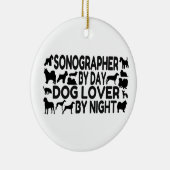 Sonographin Dog Lover Keramikornament (Rechts)