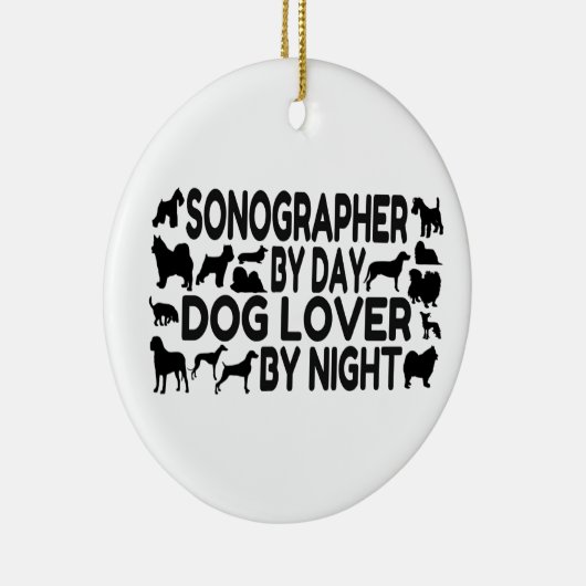 Sonographin Dog Lover Keramikornament (Rechts)
