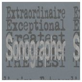 Sonographin Extraordinaire Stoff (Nahaufnahme)