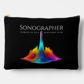 Sonographin-farbige Ultraschallwellen Zubehörtasche (Vorderseite)