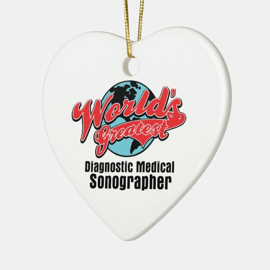 Sonographin für weltbeste Diagnostik Keramikornament (Links)