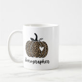 Sonographin Halloween Herbstkürbis Niedlich Kaffeetasse (Links)