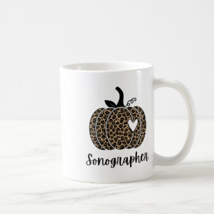 Sonographin Halloween Herbstkürbis Niedlich Kaffeetasse