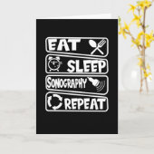 Sonographin Karte (Gelbe Blume)