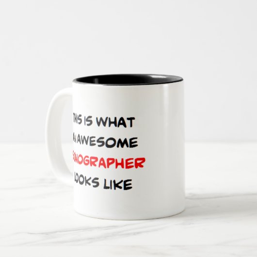 Sonographin, phantastisch zweifarbige tasse (Vorderseite Links)