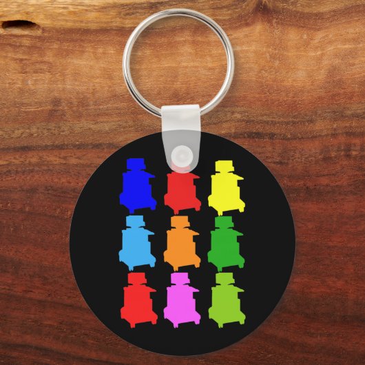 Sonographin Popart Gfits Schlüsselanhänger (Vorderseite)