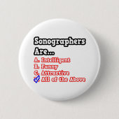 Sonographin Quiz...Joke Button (Vorderseite)