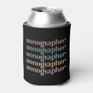 Sonographin Ultrasound Tech Retro Sonographer Gesc Dosenkühler