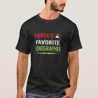 Sonographin Ultrasound Tech Xmas T-Shirt Geschenk 