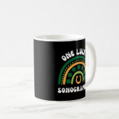 Sonographin Ultrasound Technician St Patrick's Day Kaffeetasse (VorderseiteRechts)