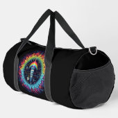 Sonographisch-farbige Ultraschallwellen-Physik Duffle Bag (Rechte Ecke)
