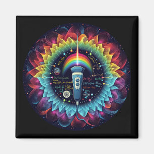 Sonographisch-farbige Ultraschallwellen-Physik Magnet