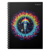 Sonographisch-farbige Ultraschallwellen-Physik Notizblock (Vorderseite)