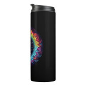 Sonographisch-farbige Ultraschallwellen-Physik Thermosbecher (Nach rechts gedreht)