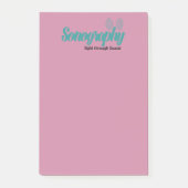 Sonography Posten-it® merkt 4 x 6 Post-it Klebezettel (Vorderseite)