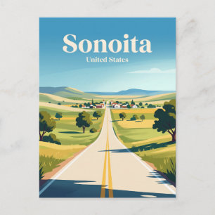 Sonoita Highway Arizona Postkarte