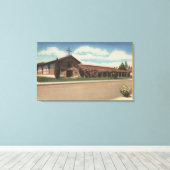 Sonoma, CA - Mission San Francisco Solano Leinwanddruck (Insitu (Holzboden))