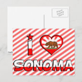Sonoma, CA Postkarte (Vorne/Hinten)