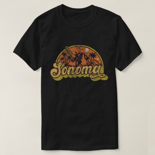 Sonoma, California T - Shirt (Design vorne)