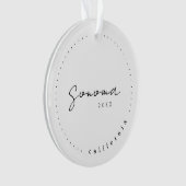 Sonoma, California Travel USA Simple Ornament (Vorderseite)